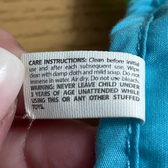 Nuby Teether Frog Blanket Lovey Sensory Plush Baby Toy Security Blanket - Picture 5 of 7